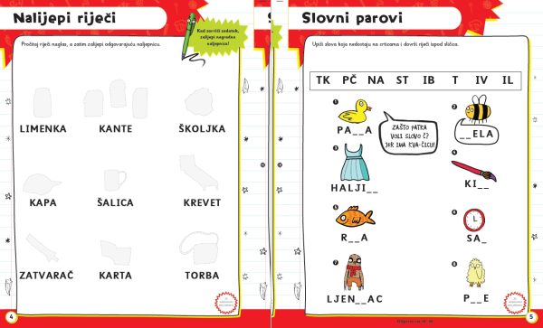 MOJA NAJ UČILICA - PISANJE I ČITANJE - Slika 4